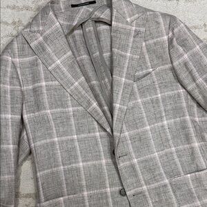 Tagliatore wool/linen sport coat- Made in Italy- 42R